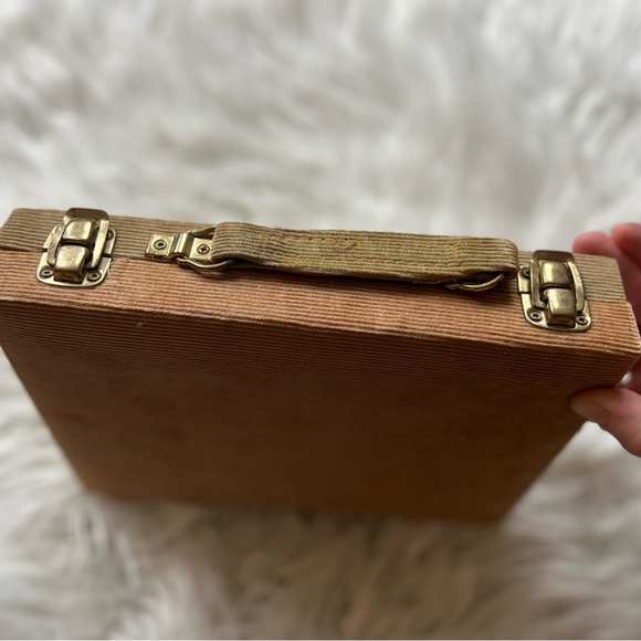 Vintage SKOR-MOR Backgammon Set – 1970s Travel Game with Case, Dice, Cups MCM - Picture 4 of 11